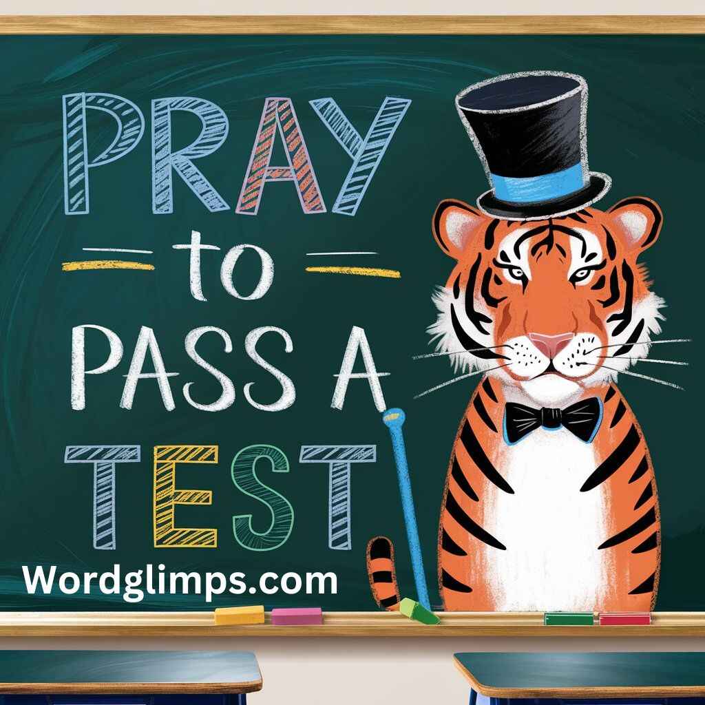 Pray To Pass A Test